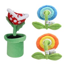 Hot Game Mario Plush Toys Piranha Plant Ice Fire Flower Stuffed Doll Gift