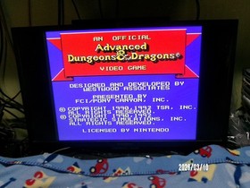 #886 Advanced Dungeons & Dragons: DragonStrike - Complete CIB - VGC (NES, 1992)