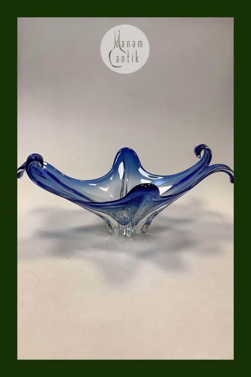 【未使用品】MURANO イタリア製　アート　ガラス 大皿　ボウル　39cm 41urDa+yLAL.jpg_BO30,255,255,