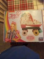 Circle Society Girls' Classic Cherries Quad Roller Skates Adjustable Size 12-3