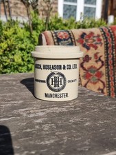 Antique Advertisement Chemist Pot Hough Hoseason & Co LTD Manchester
