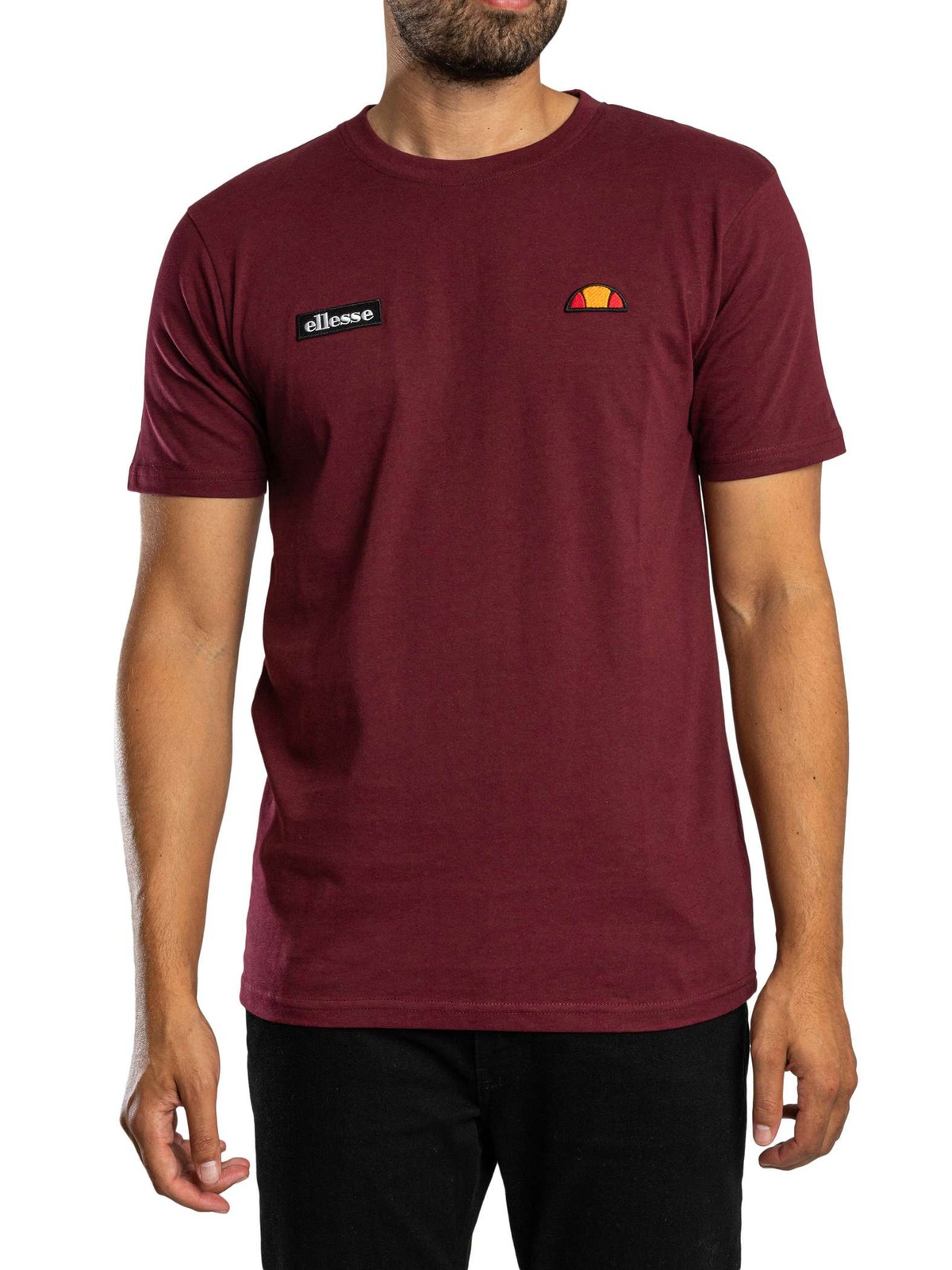Ellesse Men's Burgundy Floran T-Shirt - Image 2