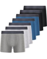 Fm London 7Er-Pack Herren Boxershorts - Atmungsaktiv Weich Dehnbar Baumwolle