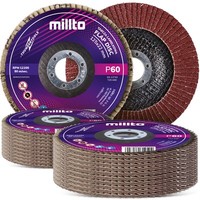 25X Schleifscheibe Lamellenscheibe FäCherscheibe Korn P60 Metall Holz Schleifmop
