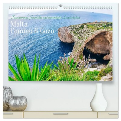 Malta, Comino & Gozo (hochwertiger Premium Wandkalender 2026 DIN A2 quer),...