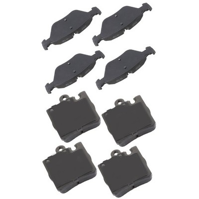 Front and Rear Brake Ceramic Pads For 2000-2003 Mercedes-Benz CLK320 Performance