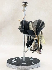 Stripper Mouse Pole Burlesque Showgirl Taxidermy Oddities Curiosities Decor gift