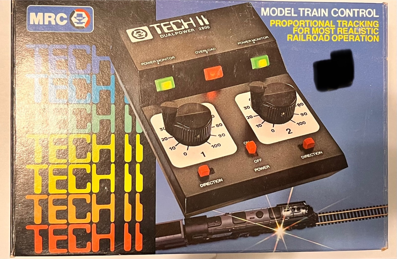 MRC MODEL TRAIN CONTROL DUAL POWER 2800