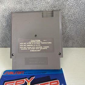 Spy Hunter (Nintendo NES, 1987) Game Cartridge & Manual -