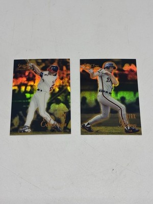 1995 Select Certified MIRROR GOLD #51 Jim Edmonds & #45 Kirk Gibson Lot