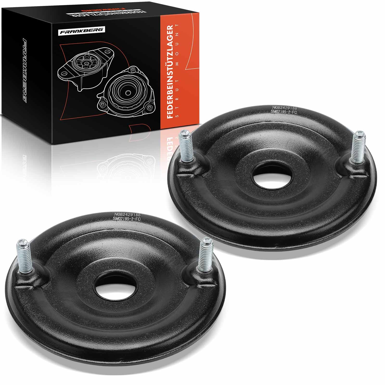 FRANKBERG 2x Top Strut Mounting for Audi A8 Skoda Superb VW Passat Front Upper
