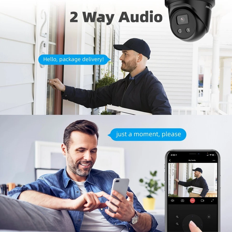 NEW HIKVISION 4K 8MP AcuSense Strobe Light Audible IP Camera DS-2CD2386G2-ISU/SL - Image 2 of 4