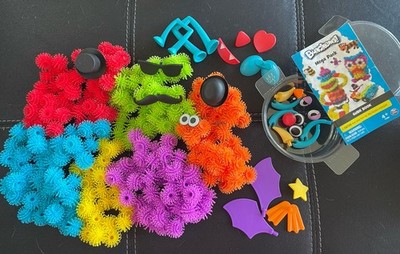 Bunchems  Building Toy w/ Accessories Idea Pamphlet Creative Preowned