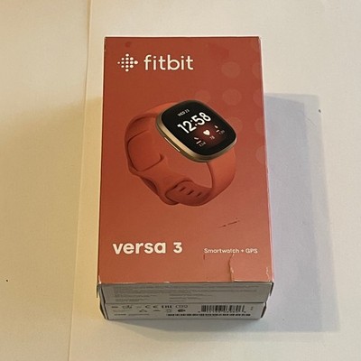 Fitbit Versa 3 GPS Smartwatch w Heart Rate Monitor FB511 - Gold