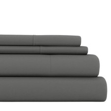 Linen Market Double-Brushed Microfiber California King Sheet Set 4 Piece Oe...