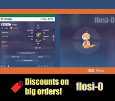 6IV Shiny Scraggy Pokemon Legends ZA (Legends Z-A)