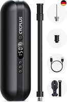 Cycplus Luftpumpe 150PSI Elektrischer Kompressor Tragbar Fahrradpumpe Mini