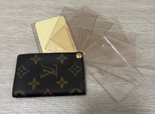 Authentic Vintage Louis Vuitton Monogram Card Wallet France Case  FREE Shipping