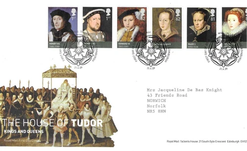 GB Comm/FDC - The House of Tudor - Edinburgh -  2009 (RM918)
