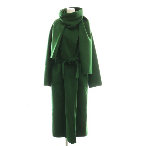 Ameri VINTAGE Ameri Belted Stand Collar Scarf Coa… - image 1