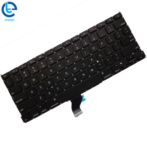 Teclado Negro Para Apple Macbook Pro 13" A1502 2013 2014 2015 Modelo Retina - Imagen 5 de 8