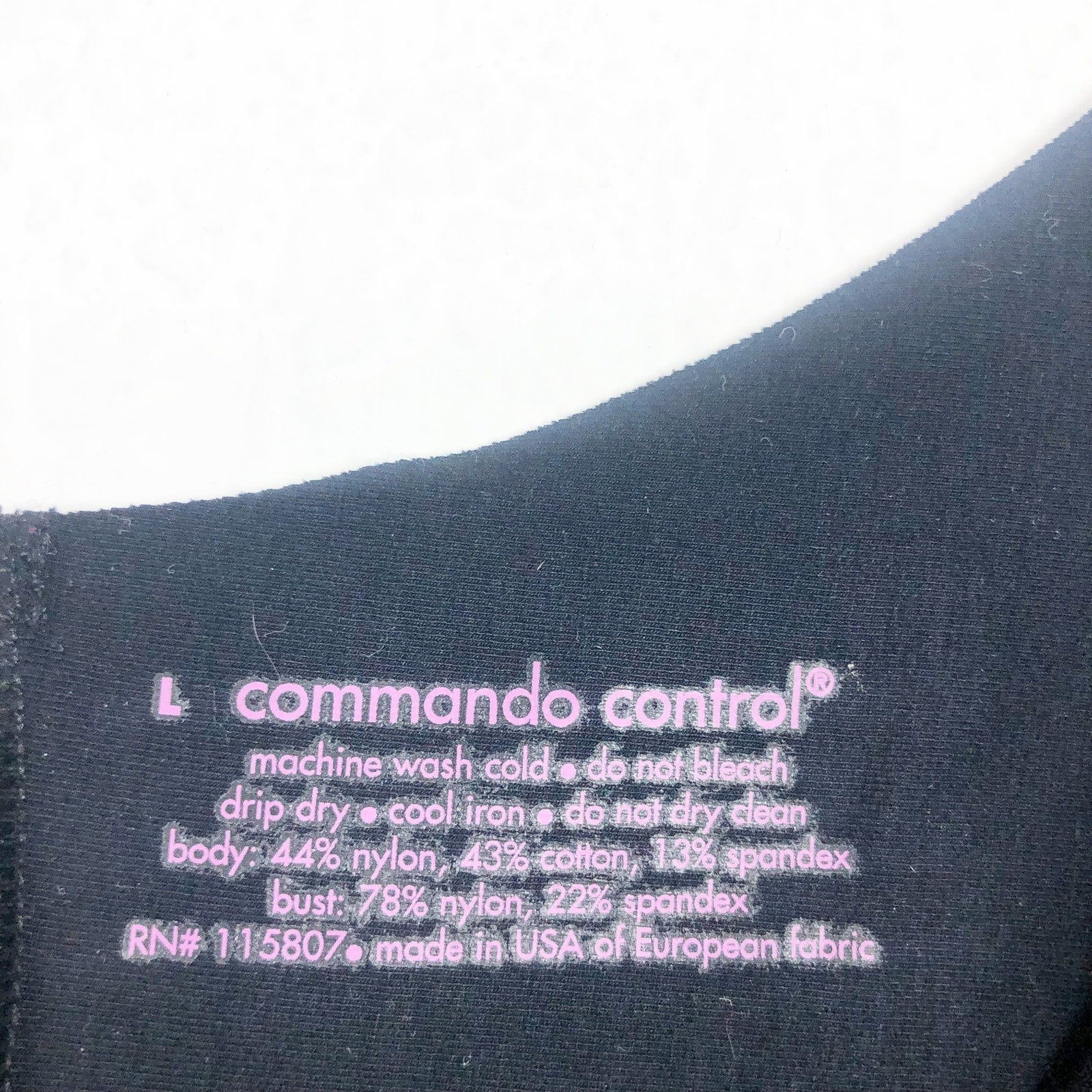 Commando Control Black Two-Faced Tech Control Ful… - image 5