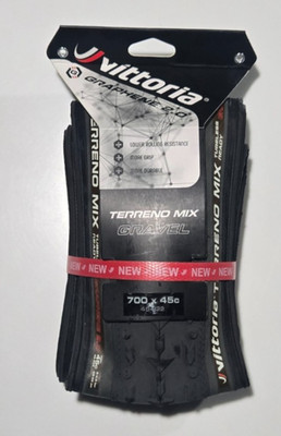 Vittoria Terreno Mix Tire - 700 x 45, Tubeless, Folding, Black/Anthracite, G2.0