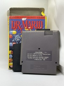 Dr. Mario (Nintendo NES, 1990) Incluye Caja y Cartucho de Juego
