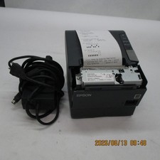 EPSON TM-T88V M244A POS COMPACT THERMAL RECEIPT PRINTER W/ POWER CABLE T5-B15