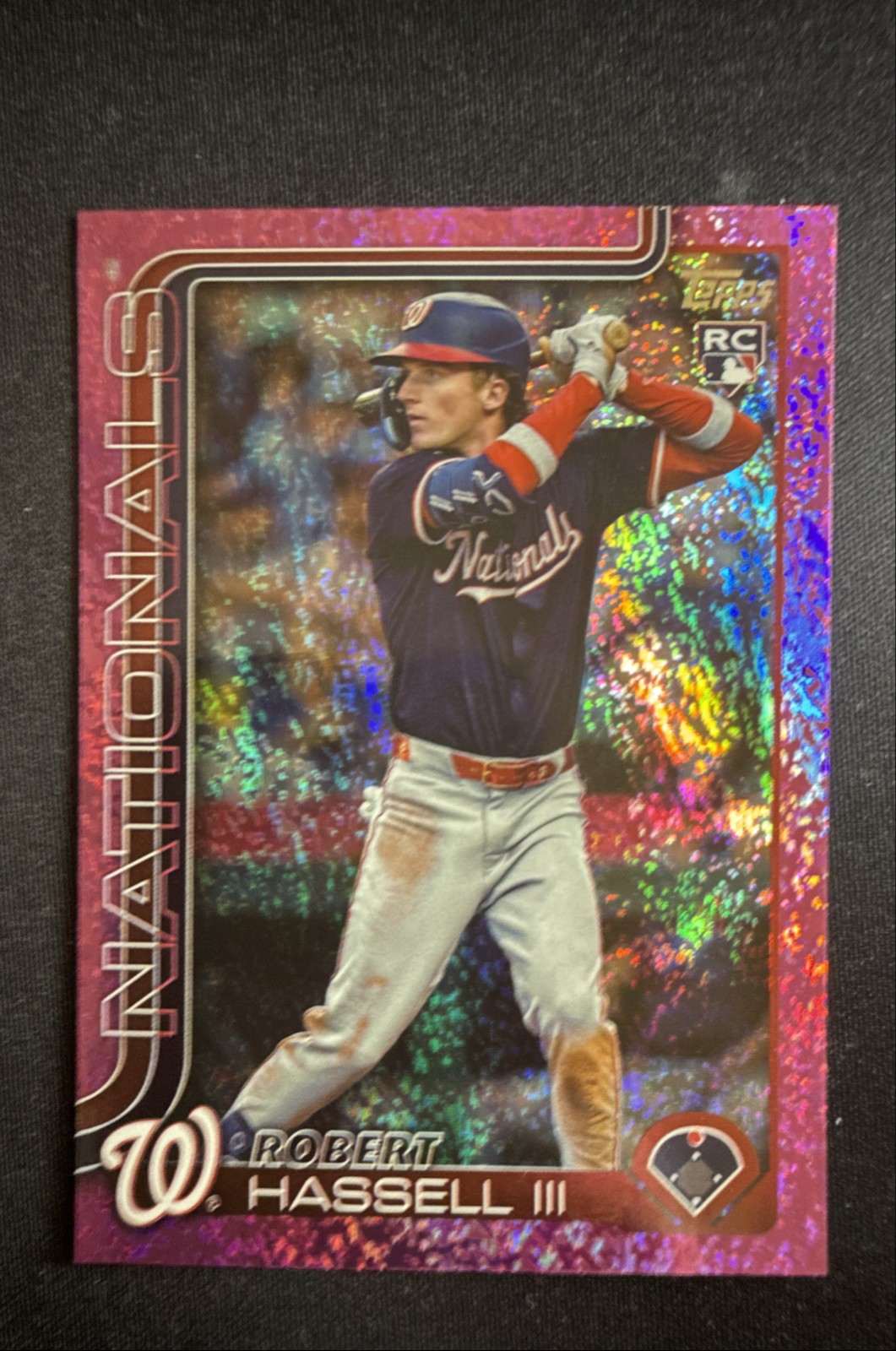 2025 Topps Update Series - Robert Hassell III #US109 Pink Holo Foil (RC)
