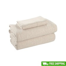 Soft Jersey Bed Sheet Set Twin-XL 3 Pieces Breathable Cozy Durable All-Season US