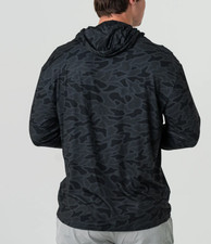 MEN'S BURLEBO PERFORMANCE HOODIE-4 COLOR OPTS-FREE SHIPPING  