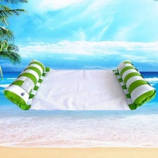 4 Pack Inflatable Pool Floats Adult Size Water Hammock,4-in-1 Water Floating ...