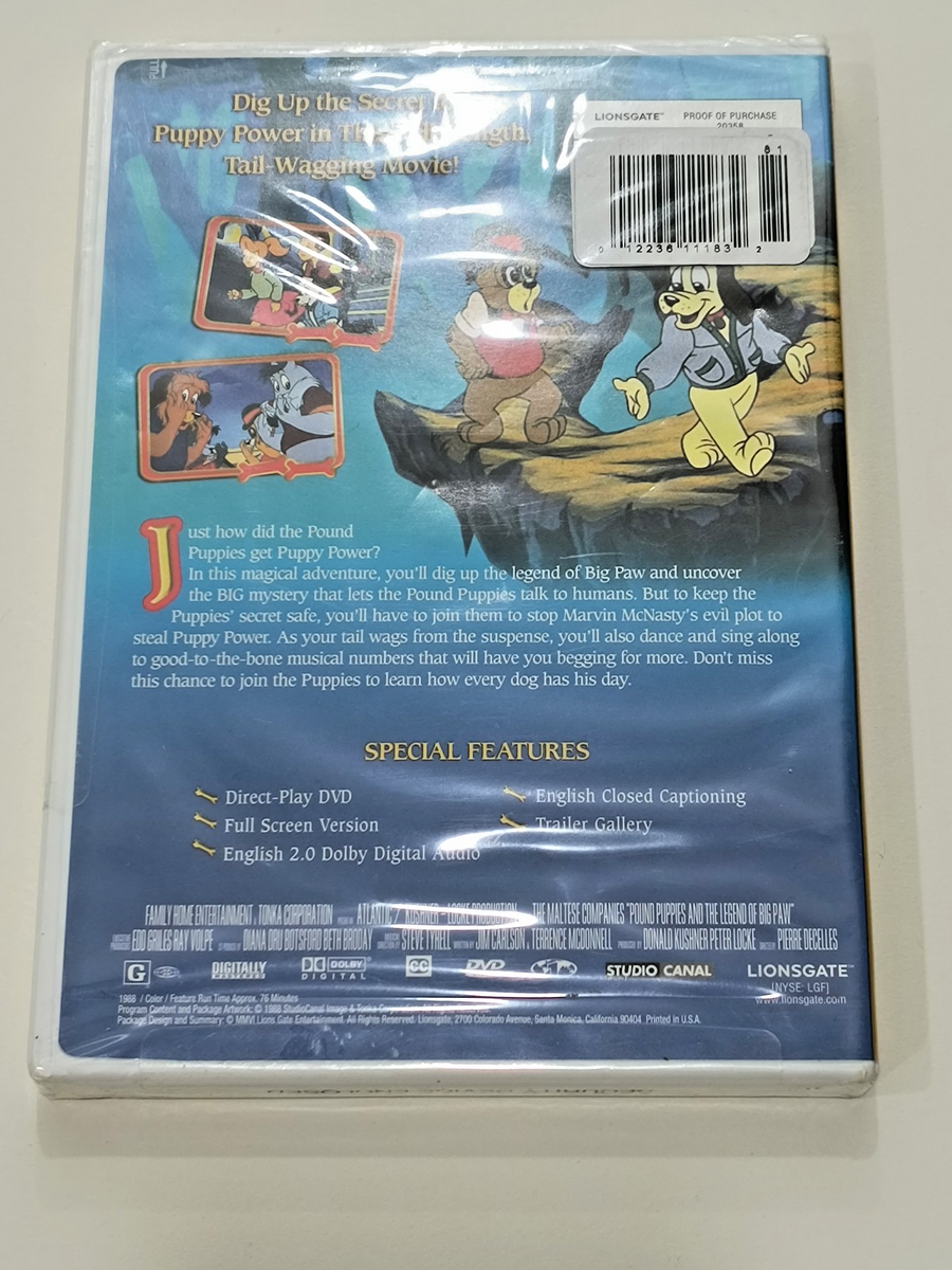 いなかっぺ大将 DVD Box1&2 Pound Puppies The Legend of Big Paw (DVD, 2006) OOP NEW