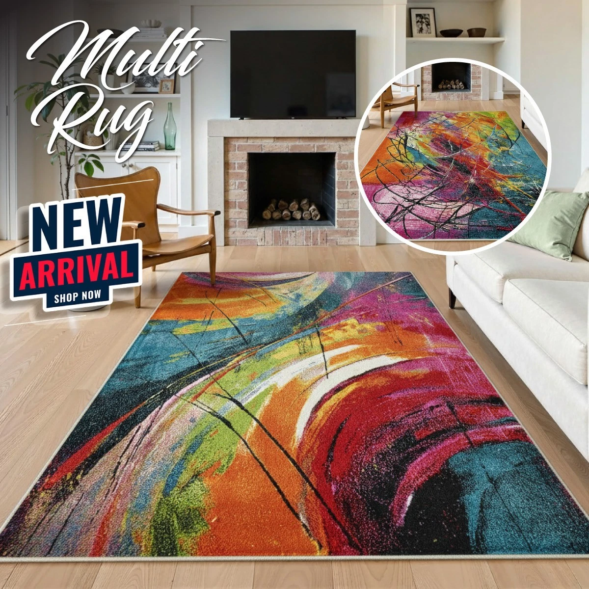Modern Large Rugs For Living Room Bedroom Carpet Hallway Runner Rug Floor Mats
Opens in a new window