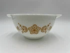 Pyrex 441 Butterfly Gold Cinderella Mixing Bowl 1.5 Qt White Vintage