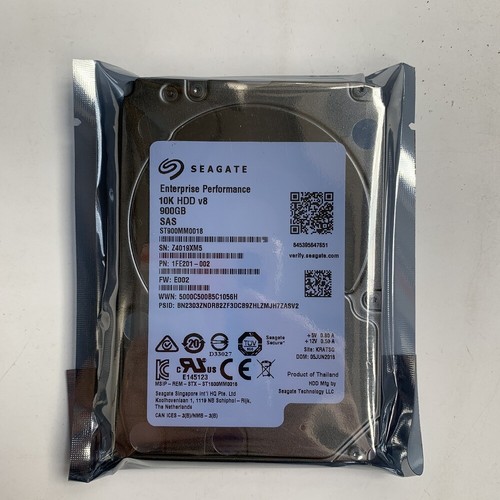 Seagate ST900MM0018 900GB 10K SAS 12GB/s 128MB THUNDERBOLT 2.5" Hard Drive - Picture 1 of 4