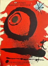 Joan Miro  Original Lithograph  1966 Maeght Editeur