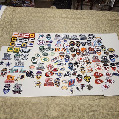 NFL NATIONAL FOOTBALL LEAGUE TEAM EMBROIDERED PATCHES/YOU PICK ANY 5