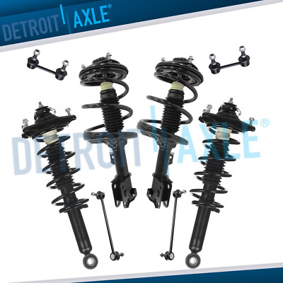 Front Rear Struts Sway Bars Suspension Kit for 2006 - 2012 Mitsubishi Eclipse