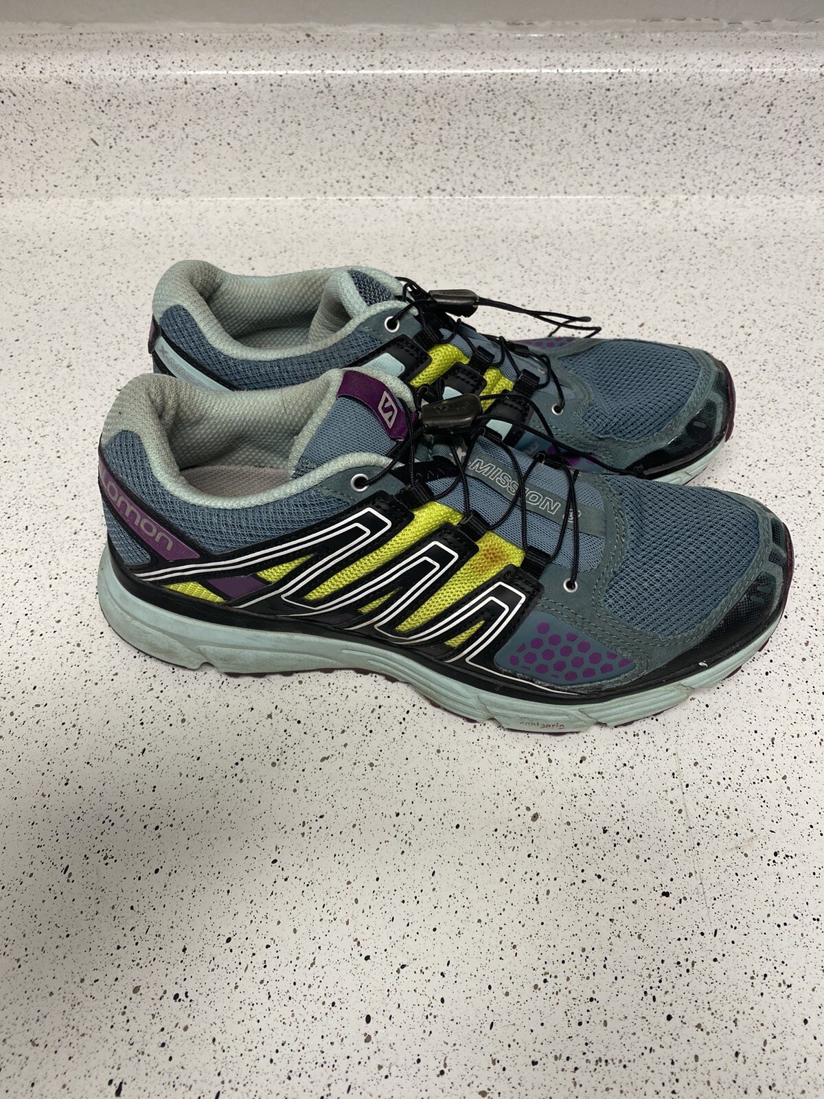 Salomon X Mission 3 scarpe da trail running da donna taglia 9 multicolore atletiche