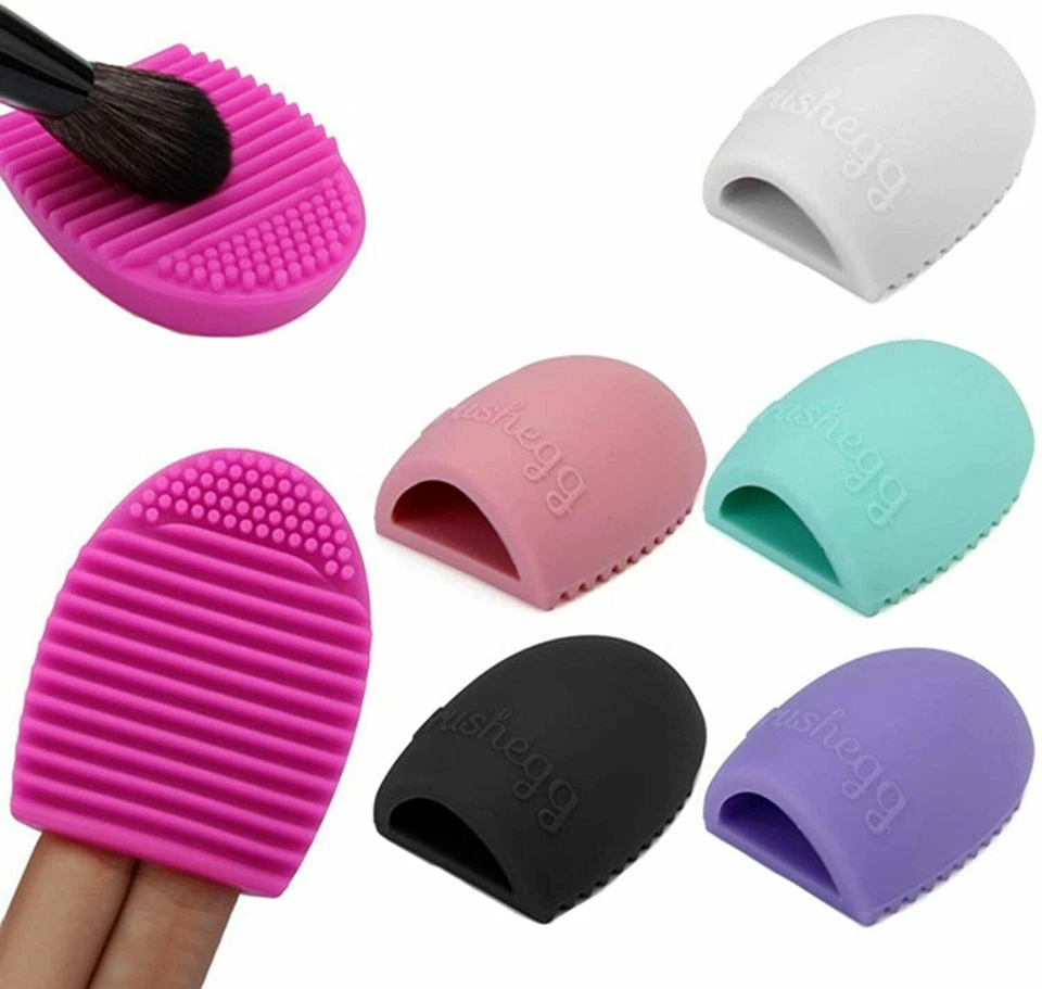 SUMMER Silicone Makeup Brush Cleaner Cleaning Cosmetic Scrubber Board Mat Pad UK POST