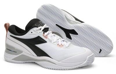 Diadora Damen Tennisschuh ''SPEED BLUSHIELD 5 W CLAY'' white/silver/black