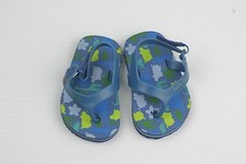 Baby Gap 6-12 Months Blue Animal Print Sandals
