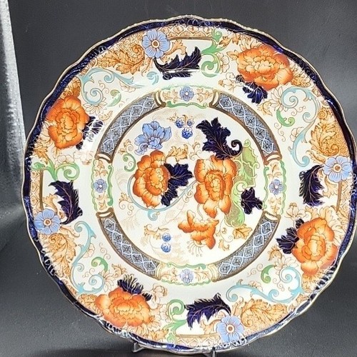Late Victorian era (1890s) Wood & Son 25cms plate made in England - 第 1/10 張圖片