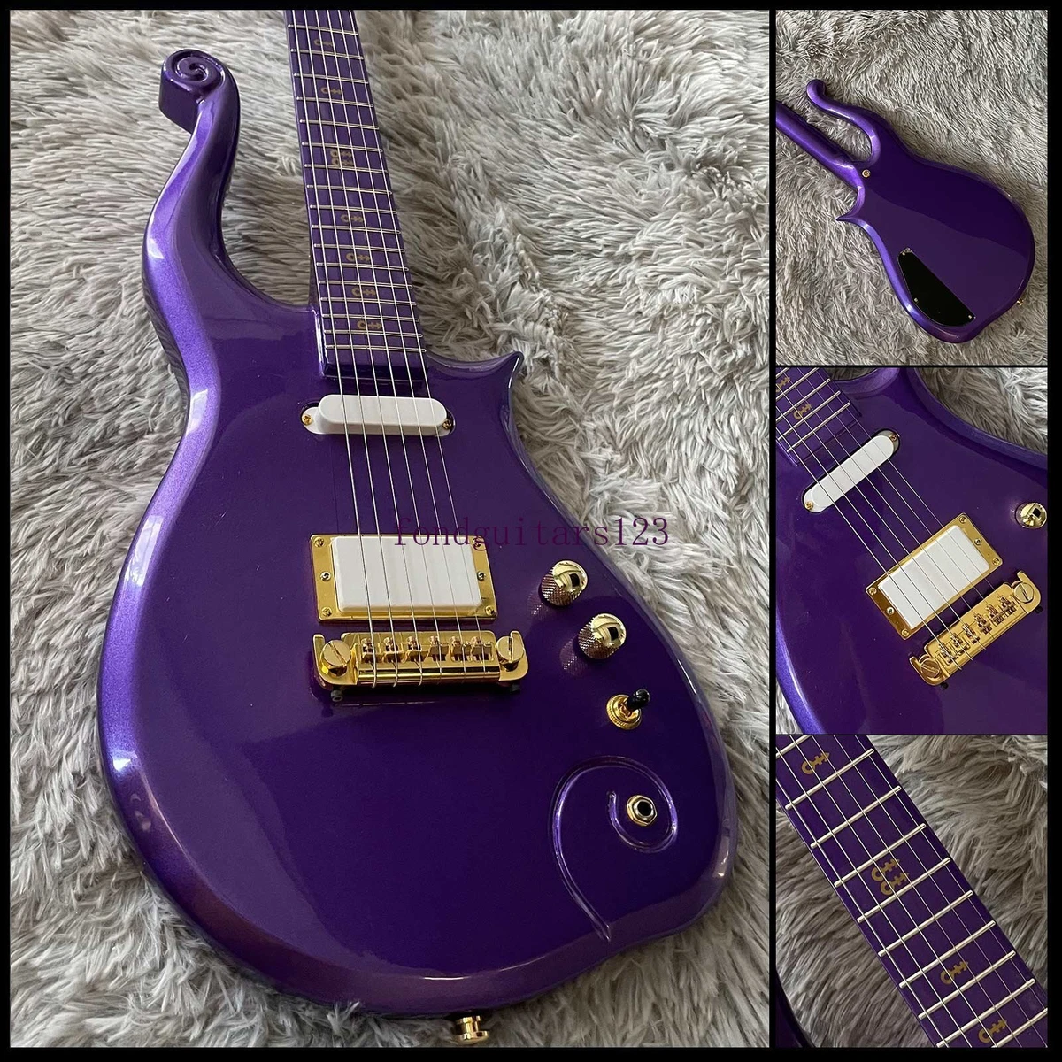 Metallic purple guitar deals
