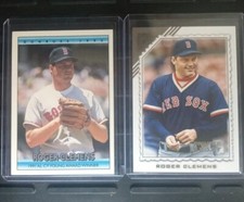 1991 Leaf Donruss Roger Clemens Cy Young Winner Card #BC3 & 2022 Topps Gallery 