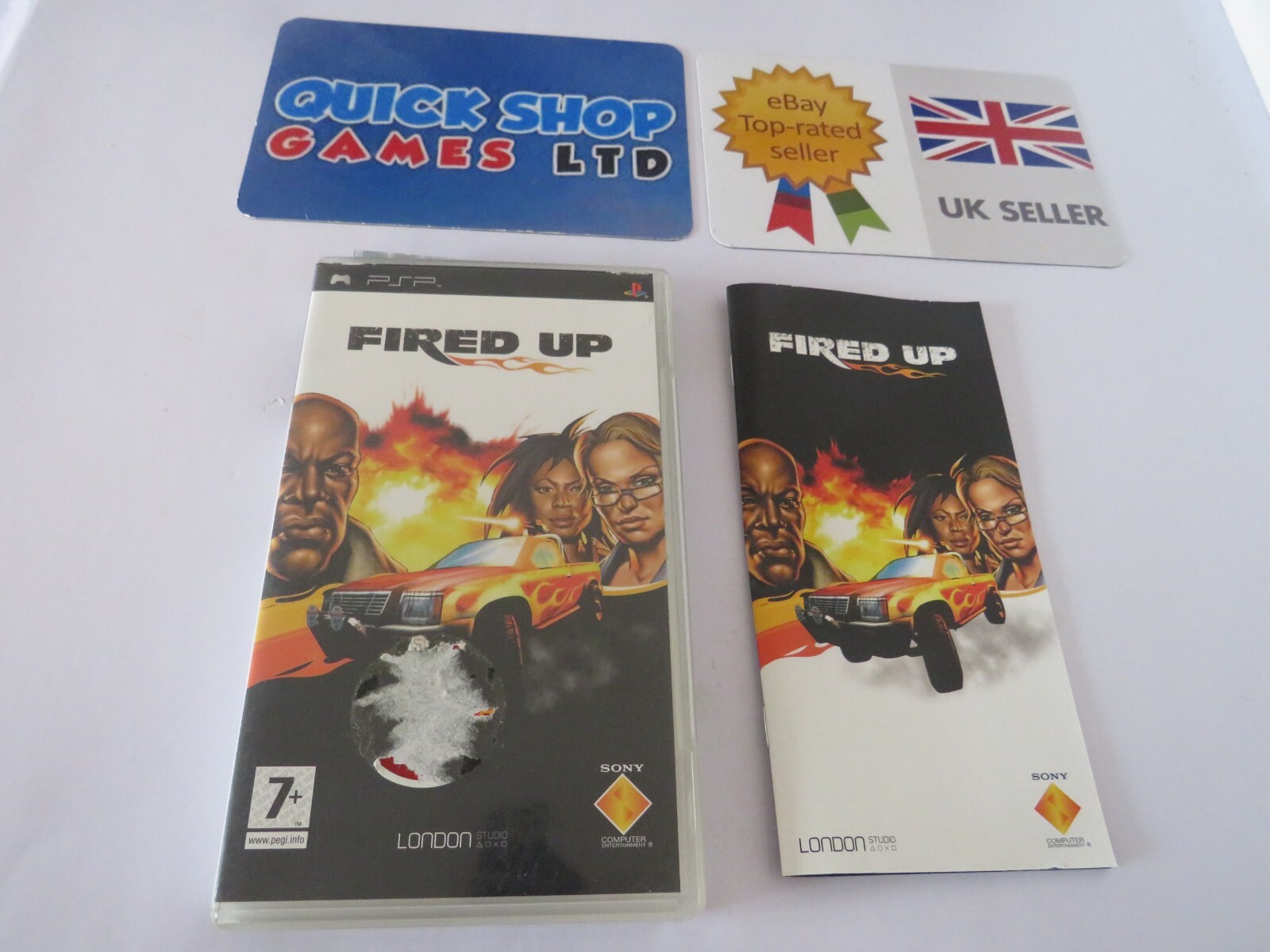 Fired Up  Sony PSP, pal