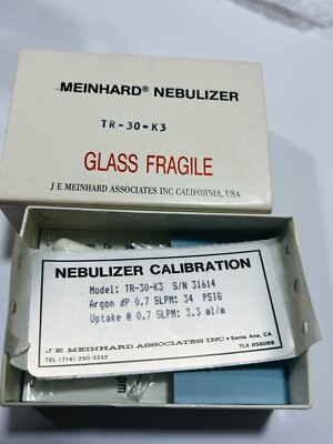 ICP Concentric Glass Neb Tybe K3 3ml/min Meinhard