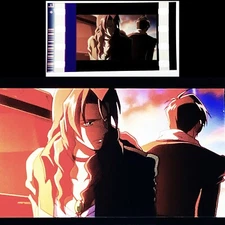 Trigun: Badlands Rumble Wolfwood & Amelia Single Frame 35mm Film Cell Strip